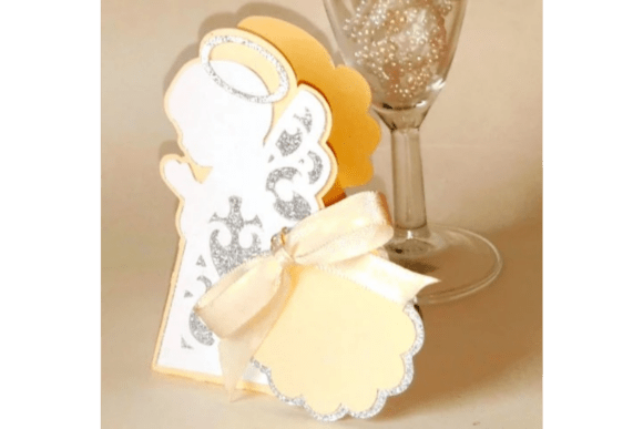 Angel Box SVG Templates: Craft Sacred Favors