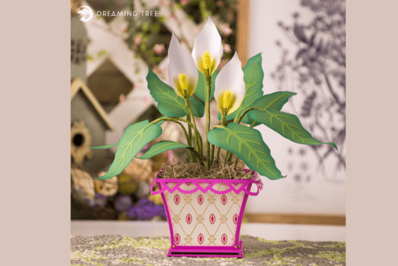 Bring Serenity Home with a Peace Lily SVG