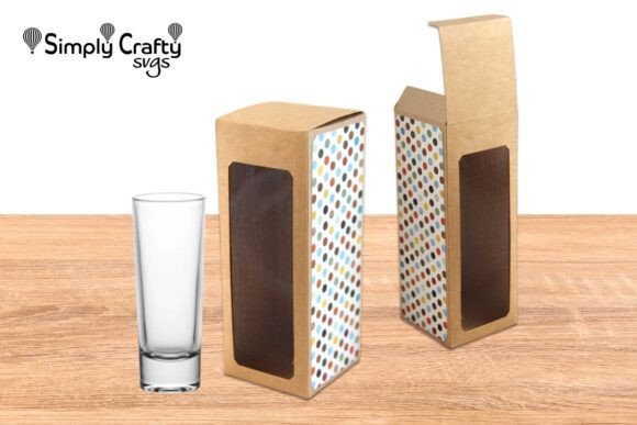 Elevate Your Gifting Game with the Tall Shot Glass Box SVG