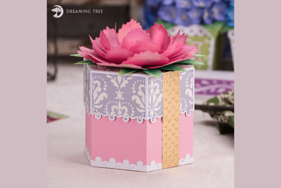 Elevating Brand Presence Through Dimensional Design: The Strategic Value of the Peony Gift Box SVG