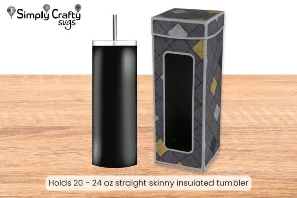 Straight Skinny Tumbler Box SVG Guide
