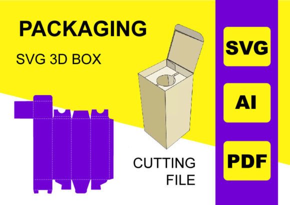 Streamlining Product Presentation with a Precision Paper Box Template for Packaging Bottle