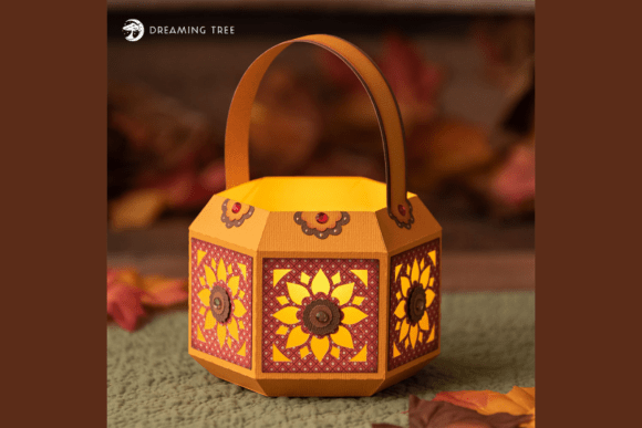 Sunflower Tea Light Lantern SVG: A Guide to Autumn Paper Crafting