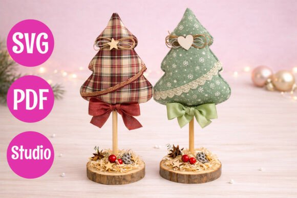 Tree Shapes Pattern for Felt Crafts Guide