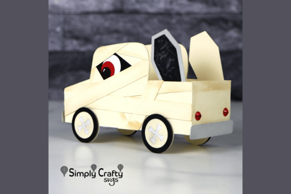 Wrap-Tastic Halloween Mummy Car Treat Box SVG